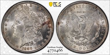 1888 $1 MS64