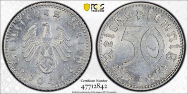 1941-A 50 Pfg J-372 MS62