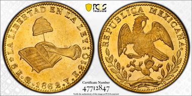 1862-Go YE 8 Esc MS64PL