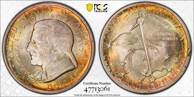 1936 50C Cleveland MS67