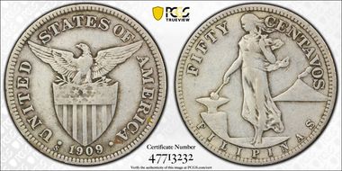 1909-S 50C N1