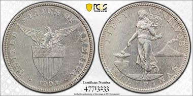 1903 50C KM-167  Ag N1