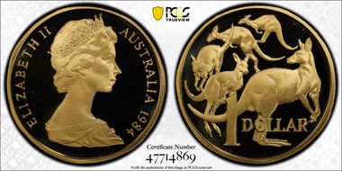 1984 $1 PR69DCAM
