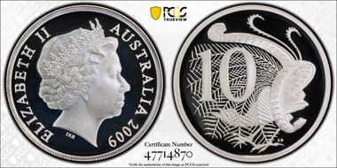 2009 10C Silver PR69DCAM