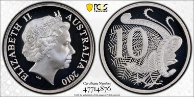 2010 10C Silver PR69DCAM
