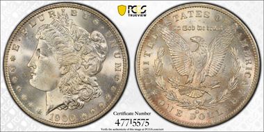 1900-O/CC $1 MS65+