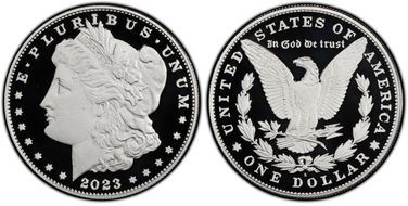 2023-S $1 Morgan Dollar First Strike PR70DCAM