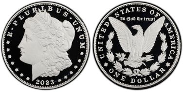 2023-S $1 Morgan Dollar First Strike PR70DCAM