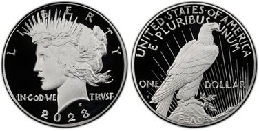 2023-S $1 Peace Dollar First Strike PR70DCAM