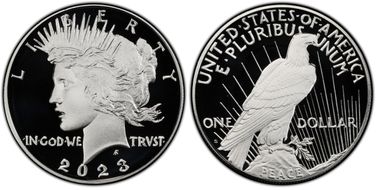 2023-S $1 Peace Dollar First Strike PR70DCAM