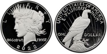 2023-S $1 Peace Dollar First Strike PR70DCAM