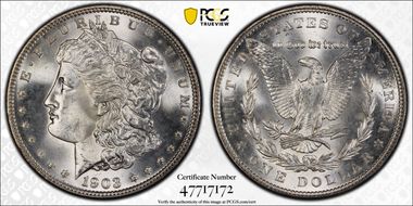 1903 $1 MS67