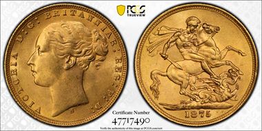 1875-S Sov S-3858A St. George MS63