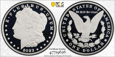 2023-S $1 Morgan Dollar First Strike PR70DCAM