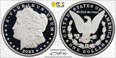 2023-S $1 Morgan Dollar First Strike PR70DCAM