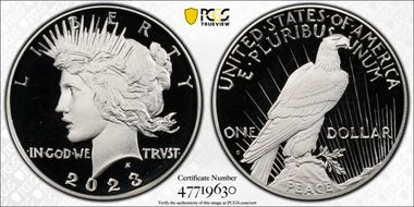 2023-S $1 Peace Dollar First Strike PR69DCAM