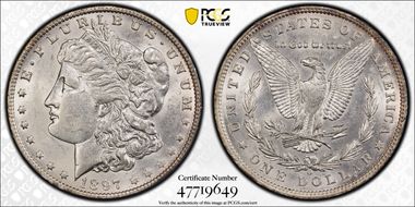 1897-O $1 AU55