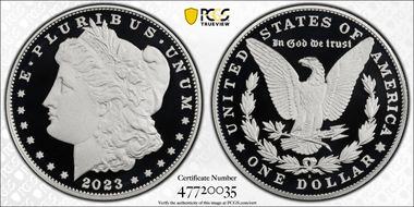 2023-S $1 Morgan Dollar First Strike PR70DCAM