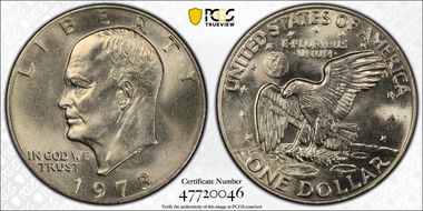 1973-D $1 MS65