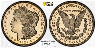 1921 $1 Chapman PR64+