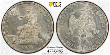 1878-S T$1 FS-801, C-18.1 DDR Clashed MS61