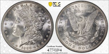 1888 $1 MS66