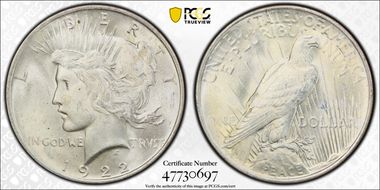 1922 $1 MS64