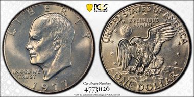 1977-D $1 MS65