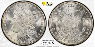 1881-CC $1 MS66