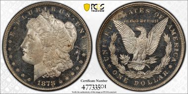 1878 8TF $1 VAM 2 Lines in LIB MS64+ DMPL