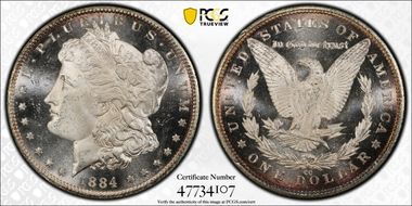 1884-CC $1 MS64DMPL