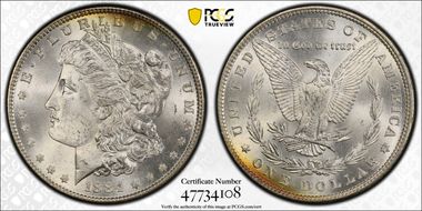 1884 $1 MS65
