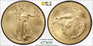2023 $50 Gold Eagle MS70