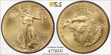 2023 $50 Gold Eagle MS69
