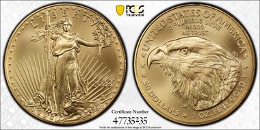 2023 $50 Gold Eagle MS70