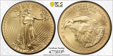 2023 $50 Gold Eagle MS70
