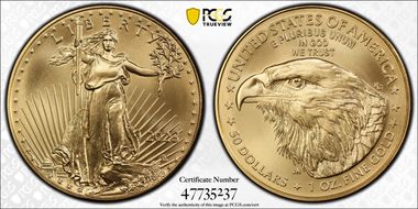 2023 $50 Gold Eagle MS69