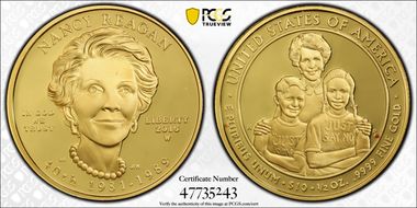 2016-W $10 Nancy Reagan PR69DCAM