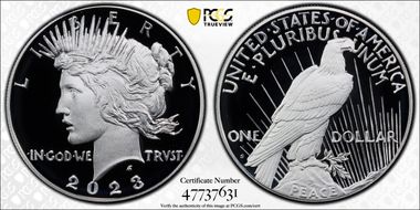 2023-S $1 Peace Dollar PR70DCAM