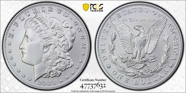 2023 $1 Morgan Dollar MS70