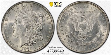 1879 $1 MS62