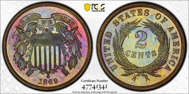 1869 2C PR67BN