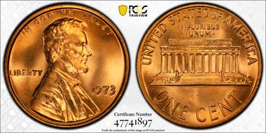 1973 1C MS67+ RD