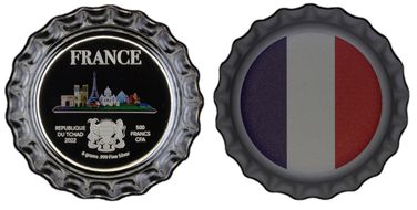 2022 500 Fr france Bottle Cap PR69DCAM