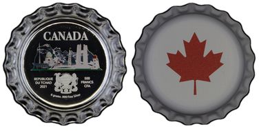 2021 500 Fr Canada Bottle Cap PR70DCAM