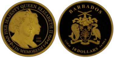 2022 $10 QE II Memoriam PR69DCAM