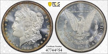 1880-S $1 MS67