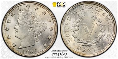 1907 5C MS65