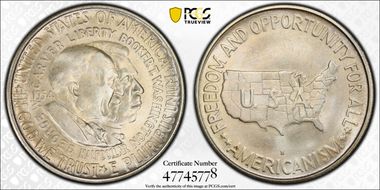 1954-S 50C Washington-Carver MS67