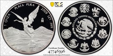 2009-Mo Onza Libertad Ag PR69DCAM
